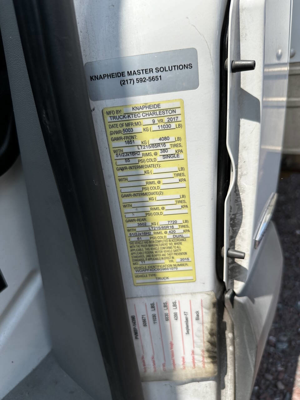 Used 2016 Mercedes-Benz Sprinter 3500 image 9