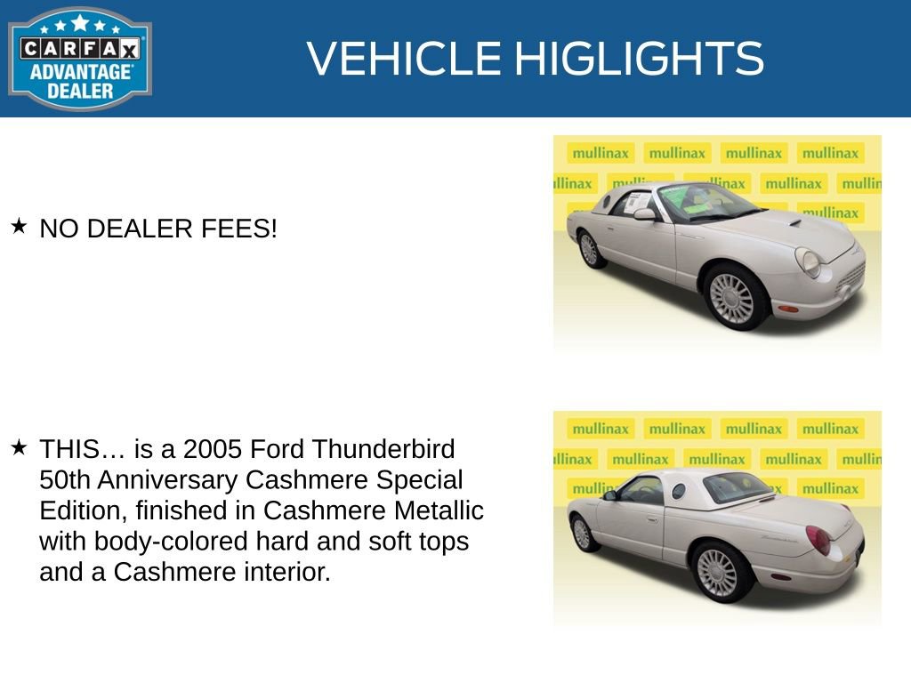 Used 2005 Ford Thunderbird 50th Anniversary image 11