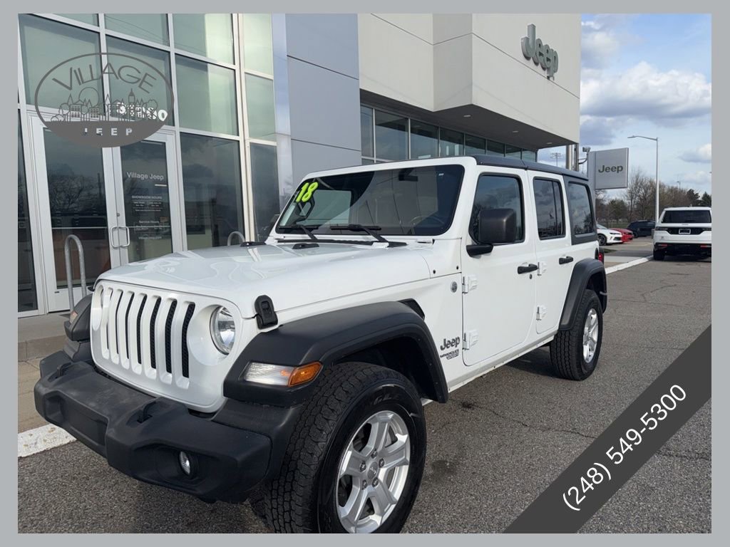 Used 2018 Jeep Wrangler Unlimited Sport S