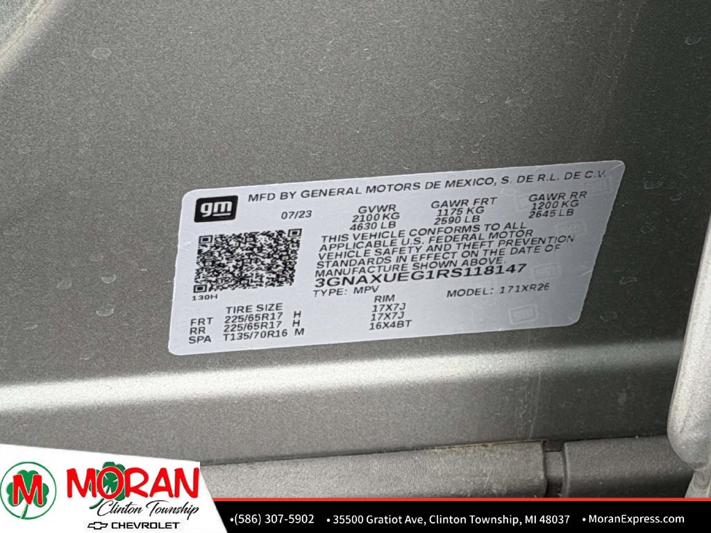 Certified 2024 Chevrolet Equinox LT AWD/4WD image 18