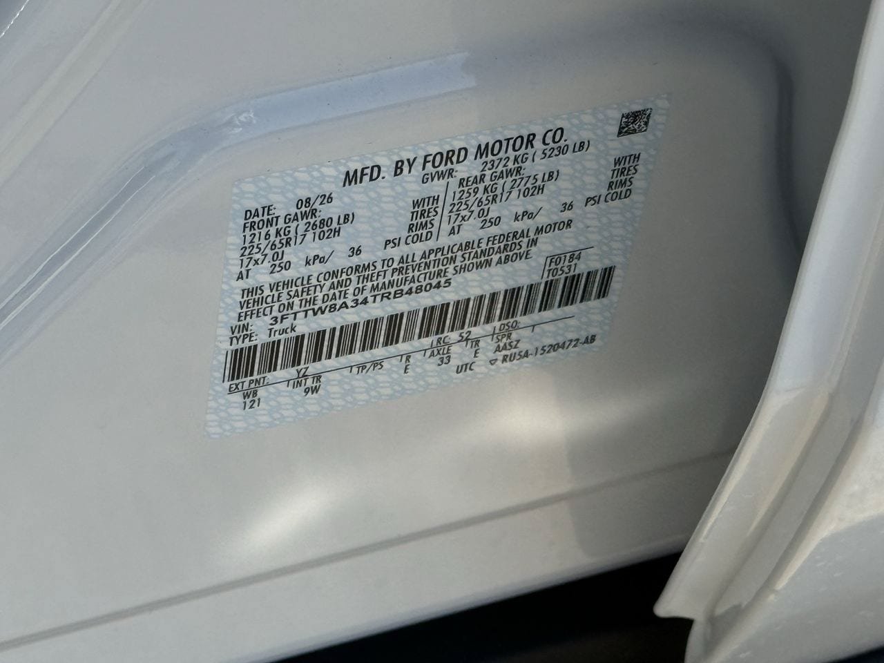 New 2026 Ford Maverick XL FWD image 22
