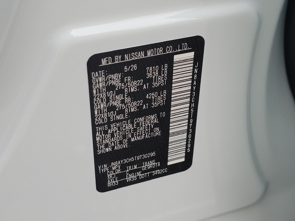 New 2026 Nissan Armada Platinum Reserve AWD/4WD image 31