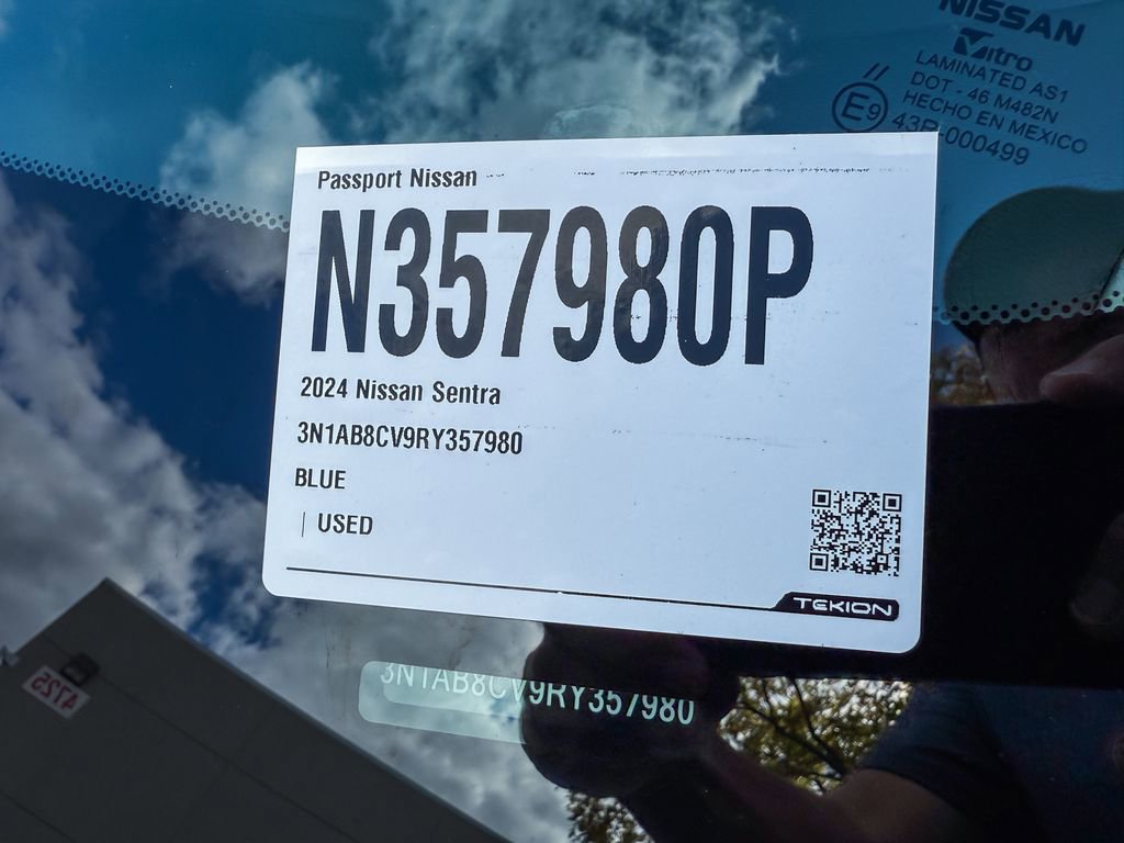 Certified 2024 Nissan Sentra SV w/ All-Weather Package image 42