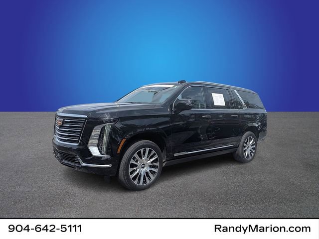Certified 2025 Cadillac Escalade ESV Premium Luxury Platinum w/ LPO, Floor Liner Package