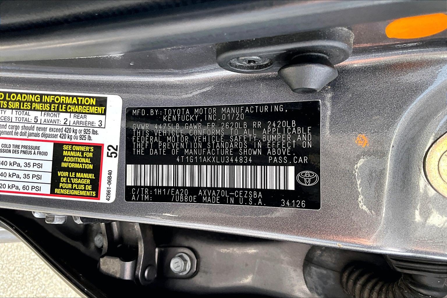 Used 2020 Toyota Camry SE FWD image 33