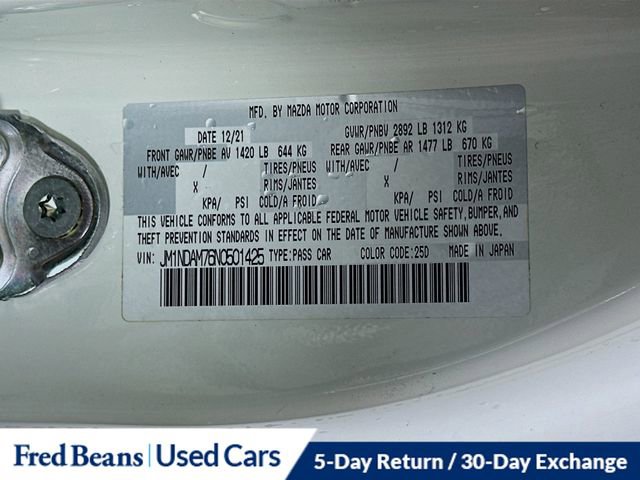 Used 2022 MAZDA MX-5 Miata RF Grand Touring image 28