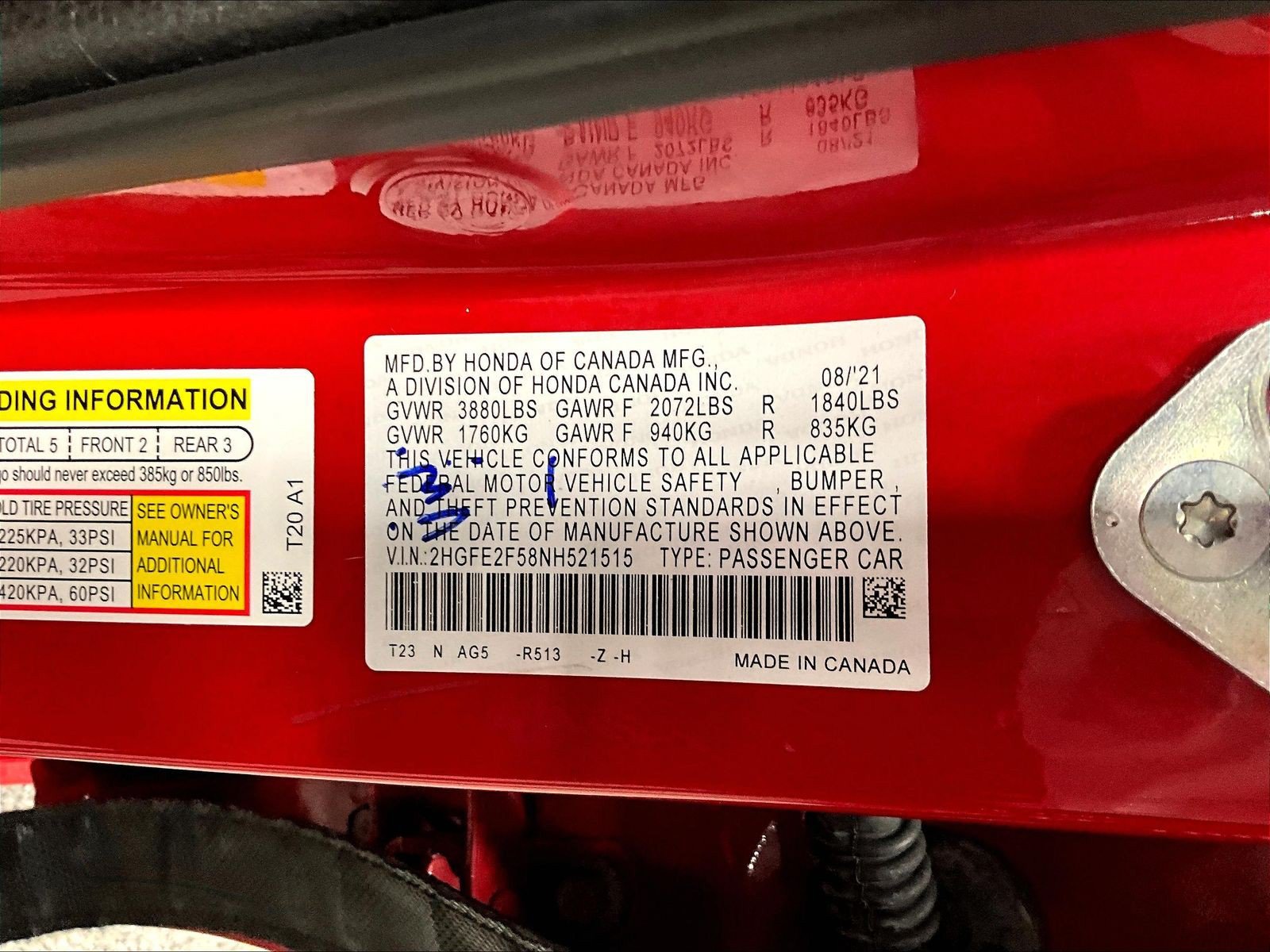 Used 2022 Honda Civic Sport image 19