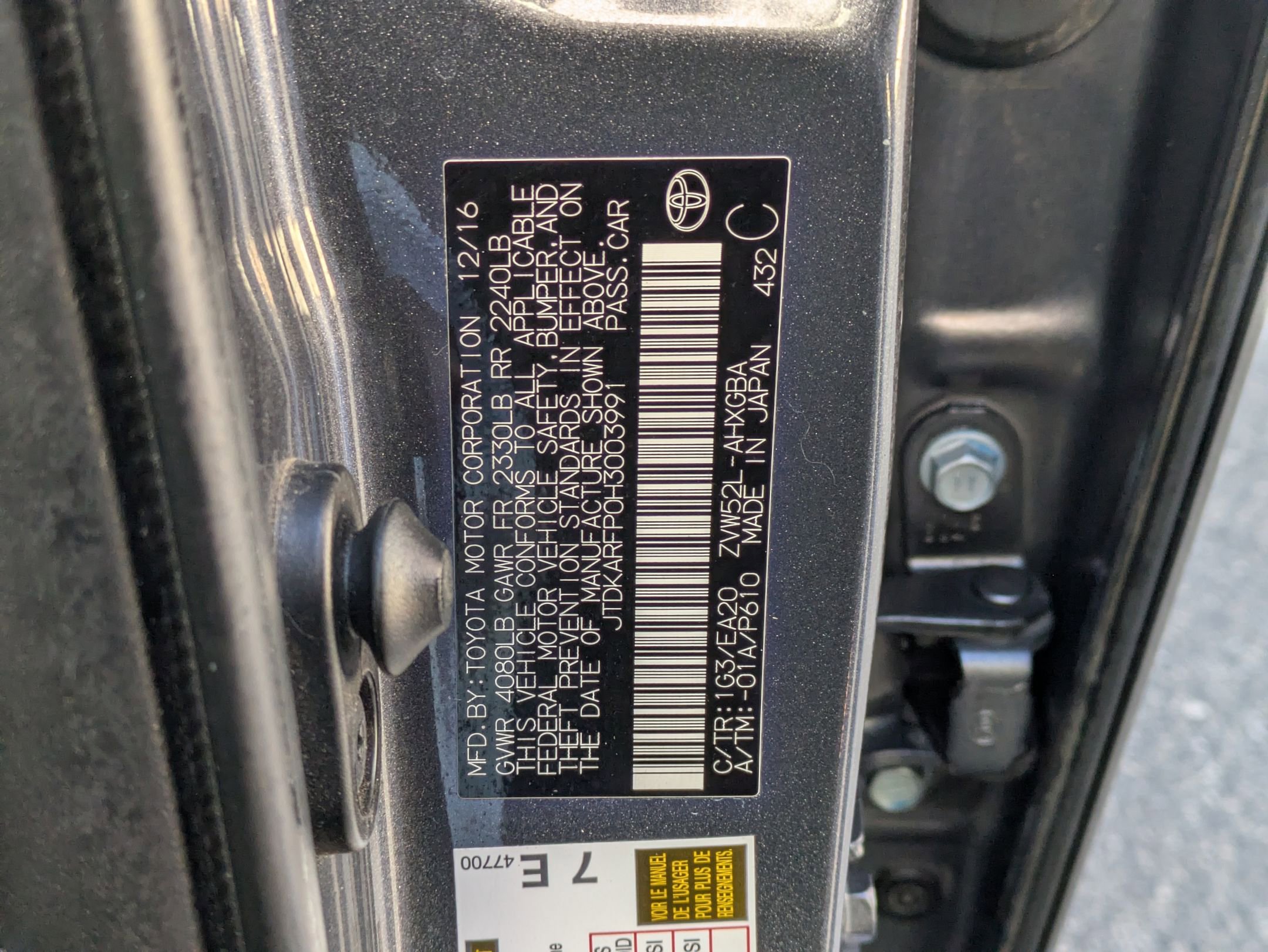 Used 2017 Toyota Prius Prime Plus image 32