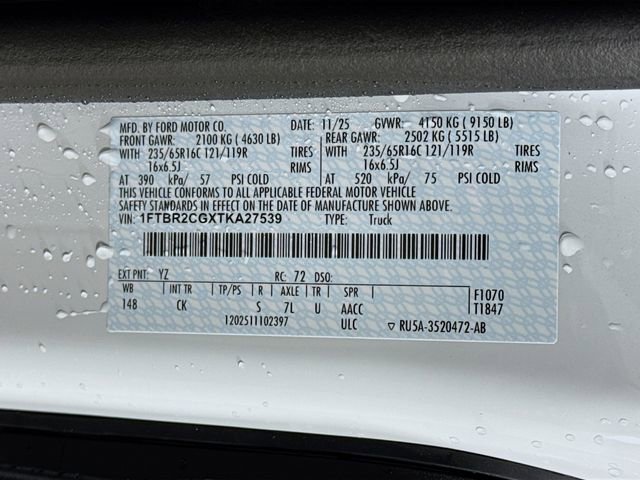 New 2026 Ford Transit 250 148 Medium Roof Extended AWD w/ Load Area Protection Package image 28