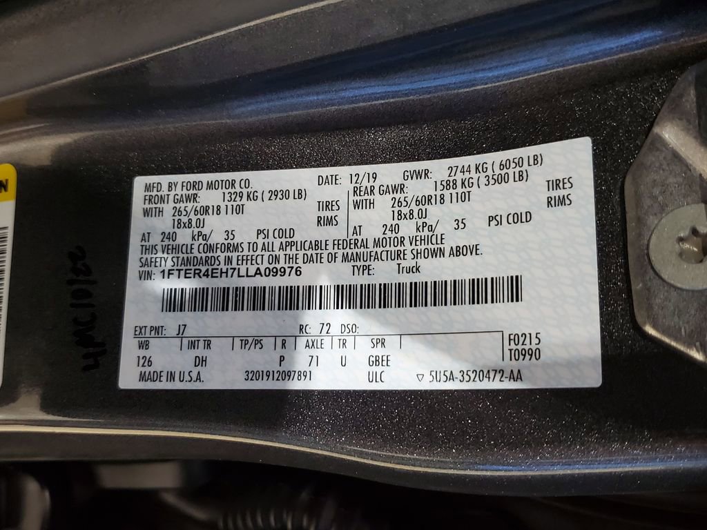 Used 2020 Ford Ranger Lariat w/ Technology Package RWD image 43