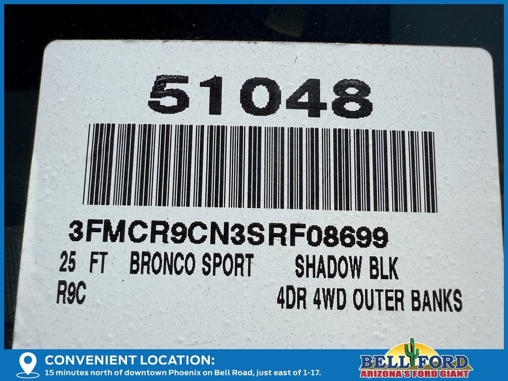 New 2025 Ford Bronco Sport Outer Banks w/ Outer Banks Tech Package+ AWD/4WD image 31