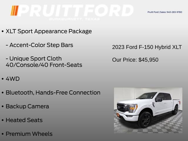Used 2023 Ford F150 XLT w/ Equipment Group 302A High AWD/4WD image 25
