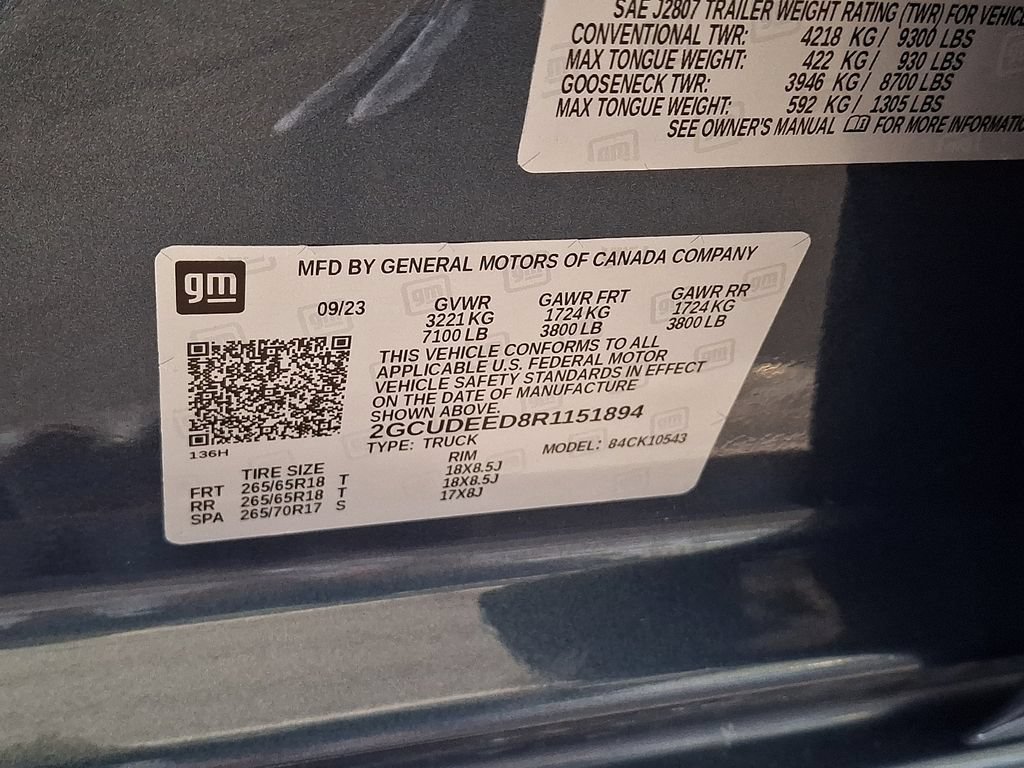 Certified 2024 Chevrolet Silverado 1500 RST AWD/4WD image 26