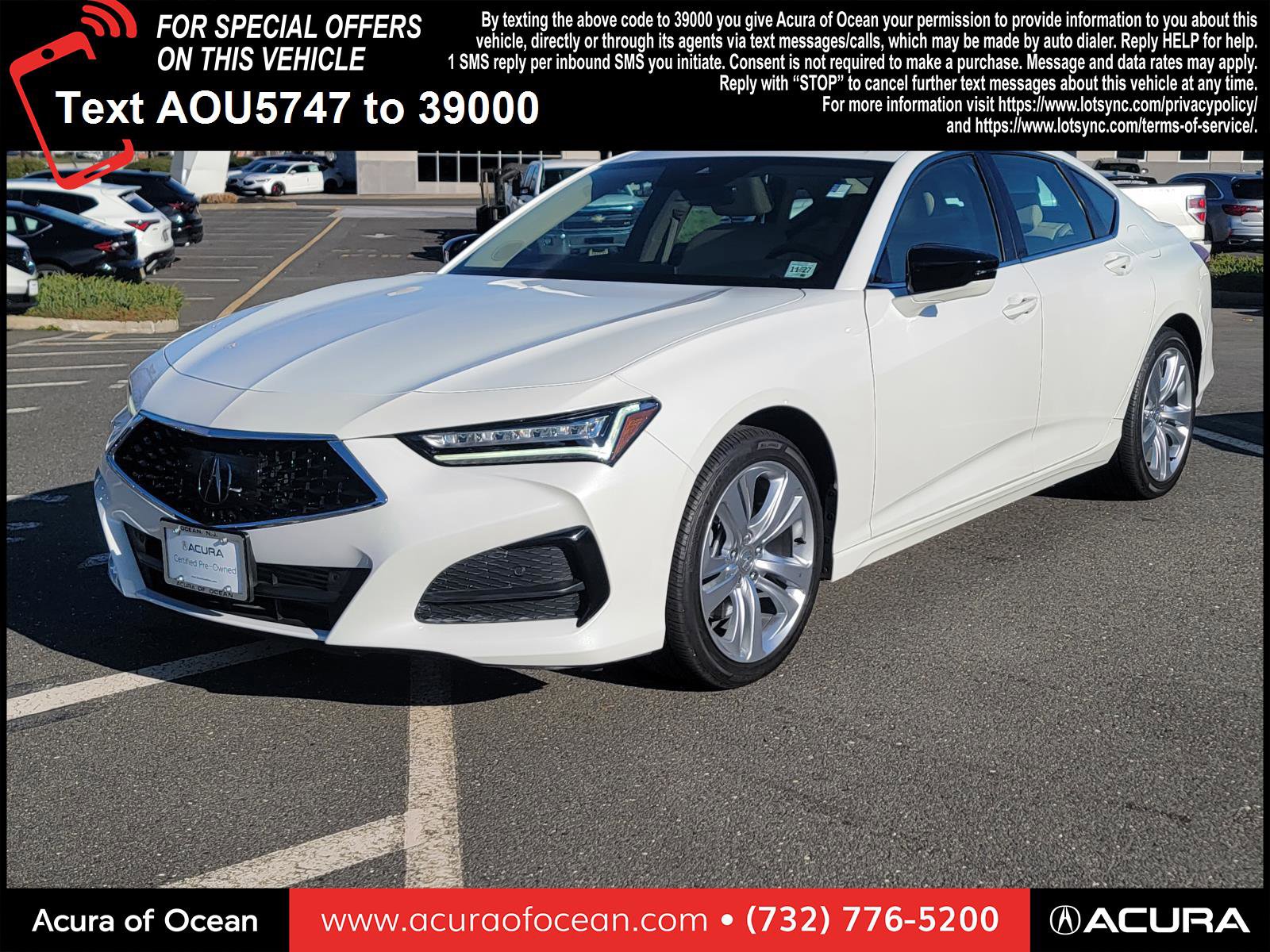 Certified 2022 Acura TLX w/ Technology Package image 2
