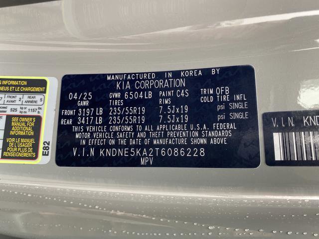 New 2026 Kia Carnival SX Prestige image 50