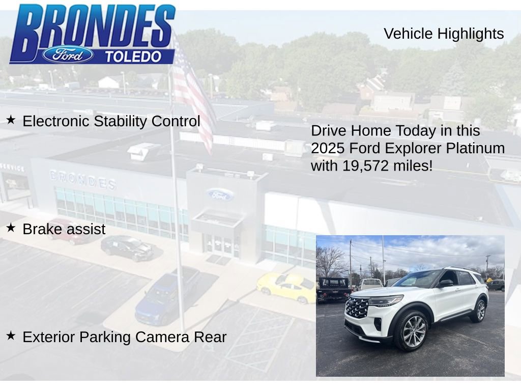 Used 2025 Ford Explorer Platinum w/ Ultimate Package AWD/4WD image 17
