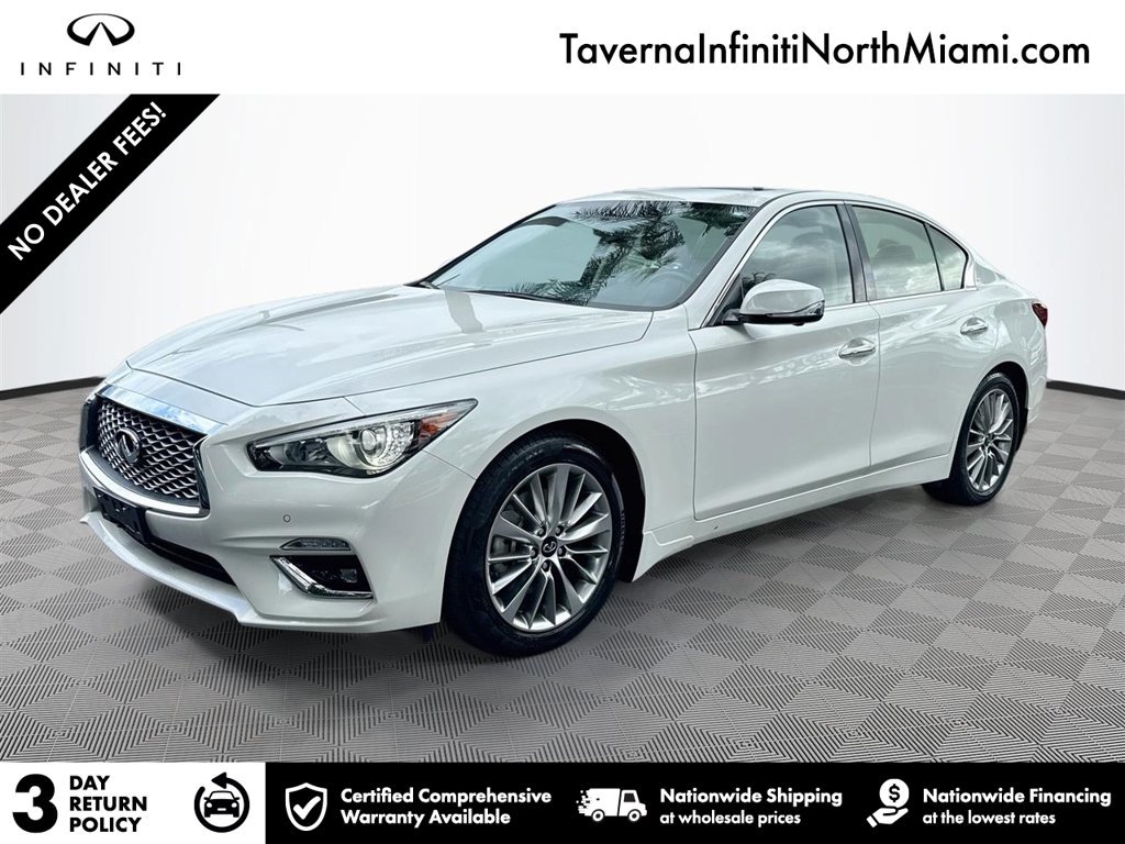 Certified 2023 INFINITI Q50 Luxe w/ Cargo Package AWD/4WD image 1