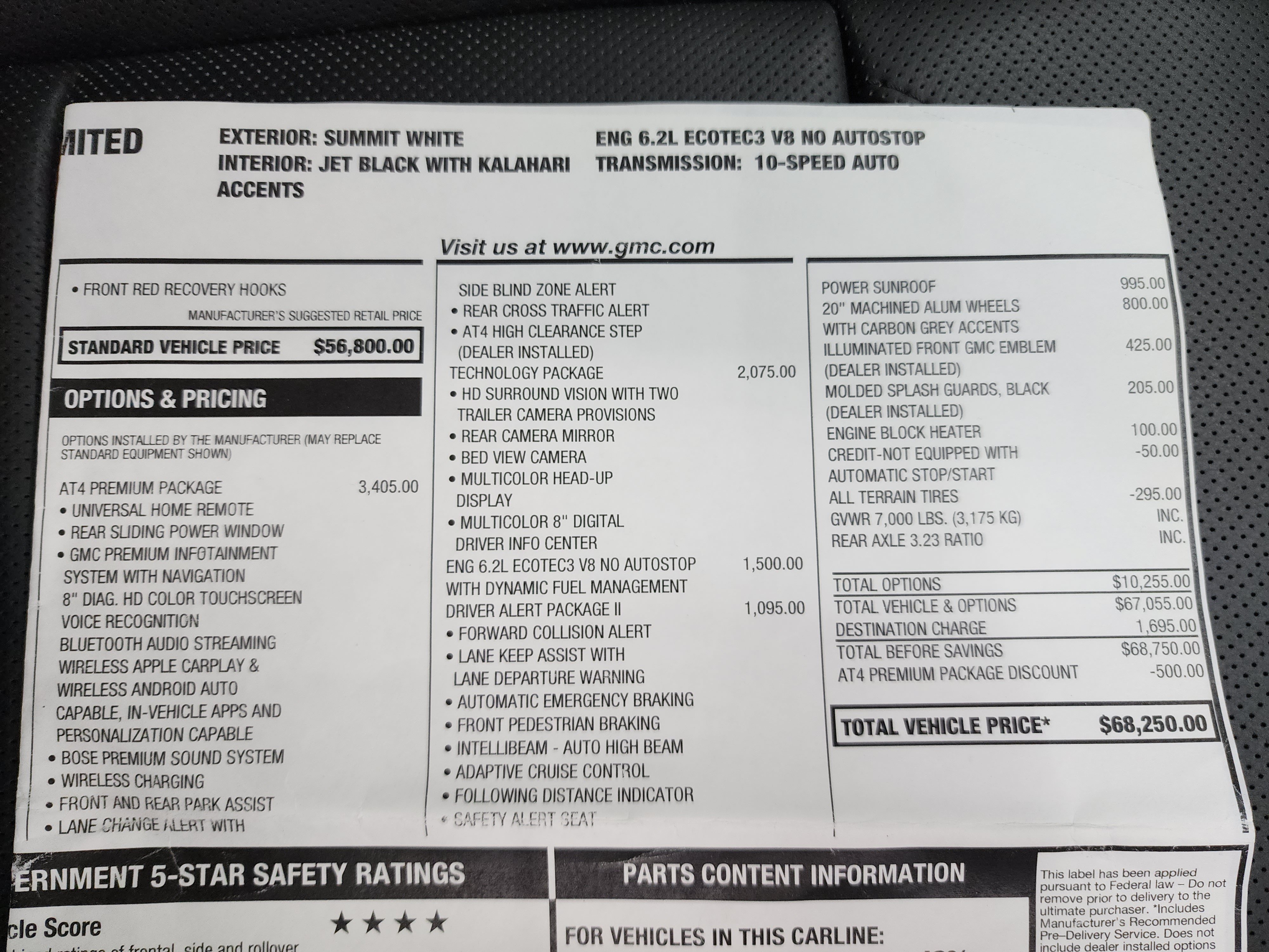 Used 2022 GMC Sierra 1500 AT4 w/ AT4 Premium Package AWD/4WD image 84