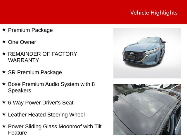 Used 2025 Nissan Sentra SR w/ SR Premium Package FWD image 9
