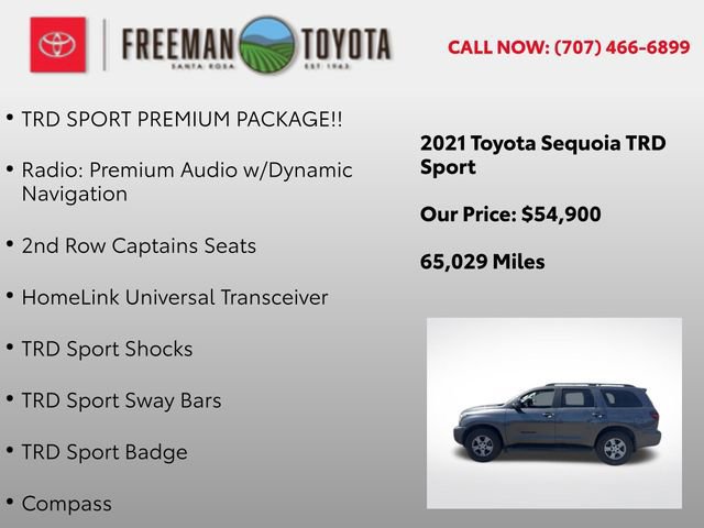 Used 2021 Toyota Sequoia TRD Sport w/ TRD Sport Premium Package AWD/4WD image 11