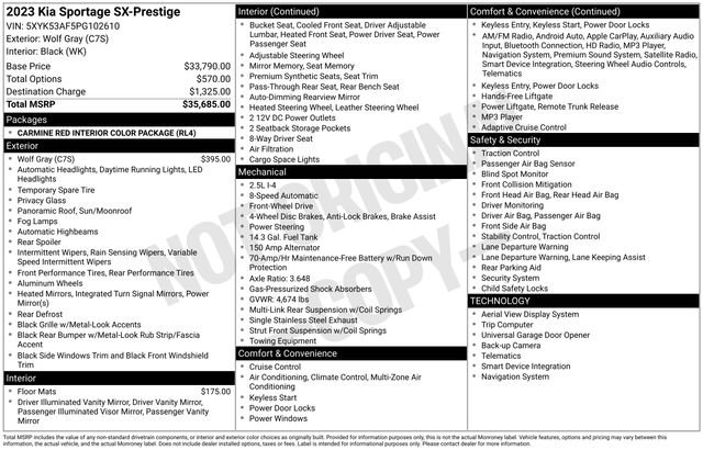 Used 2023 Kia Sportage SX image 15
