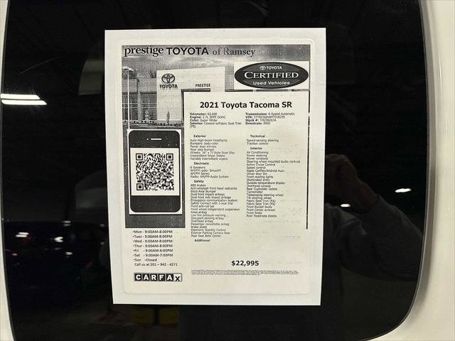 Certified 2021 Toyota Tacoma SR RWD image 13
