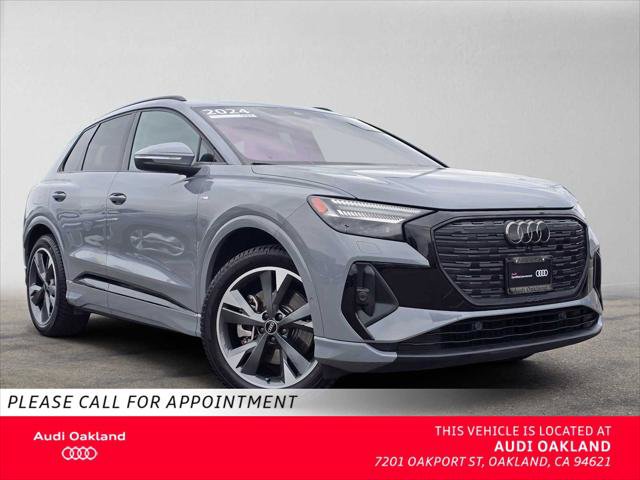 Used 2024 Audi Q4 e-tron Prestige w/ Black Optic Package AWD/4WD image 1