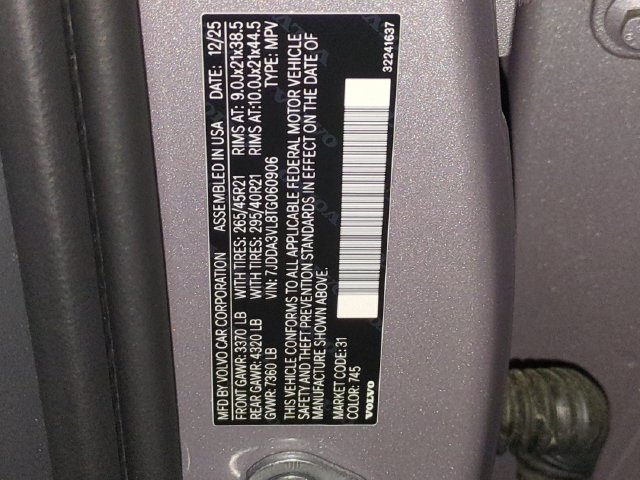 New 2026 Volvo EX90 Ultra AWD/4WD image 32