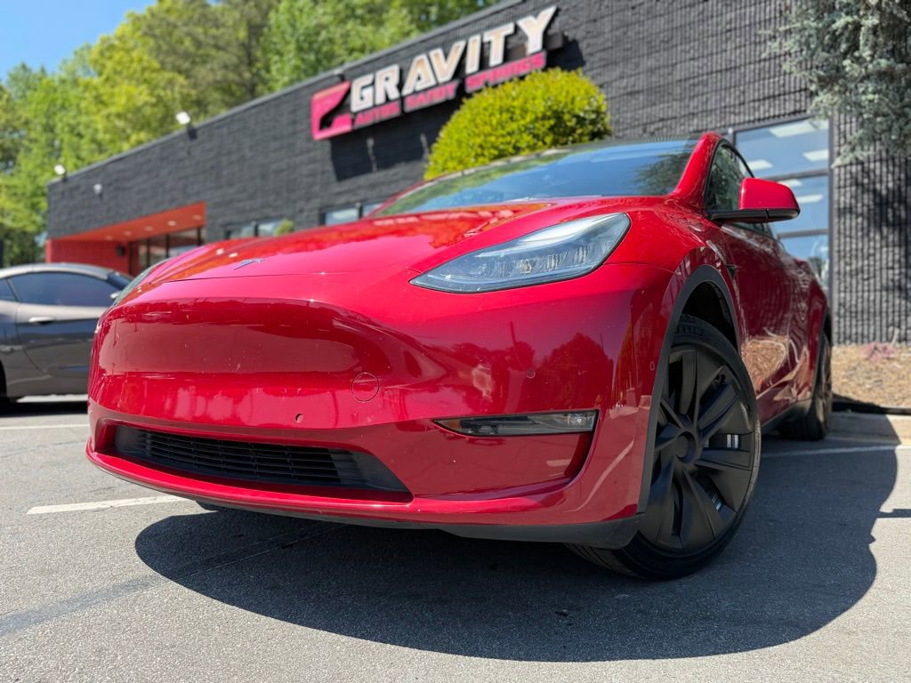 Used 2021 Tesla Model Y Long Range AWD/4WD image 2