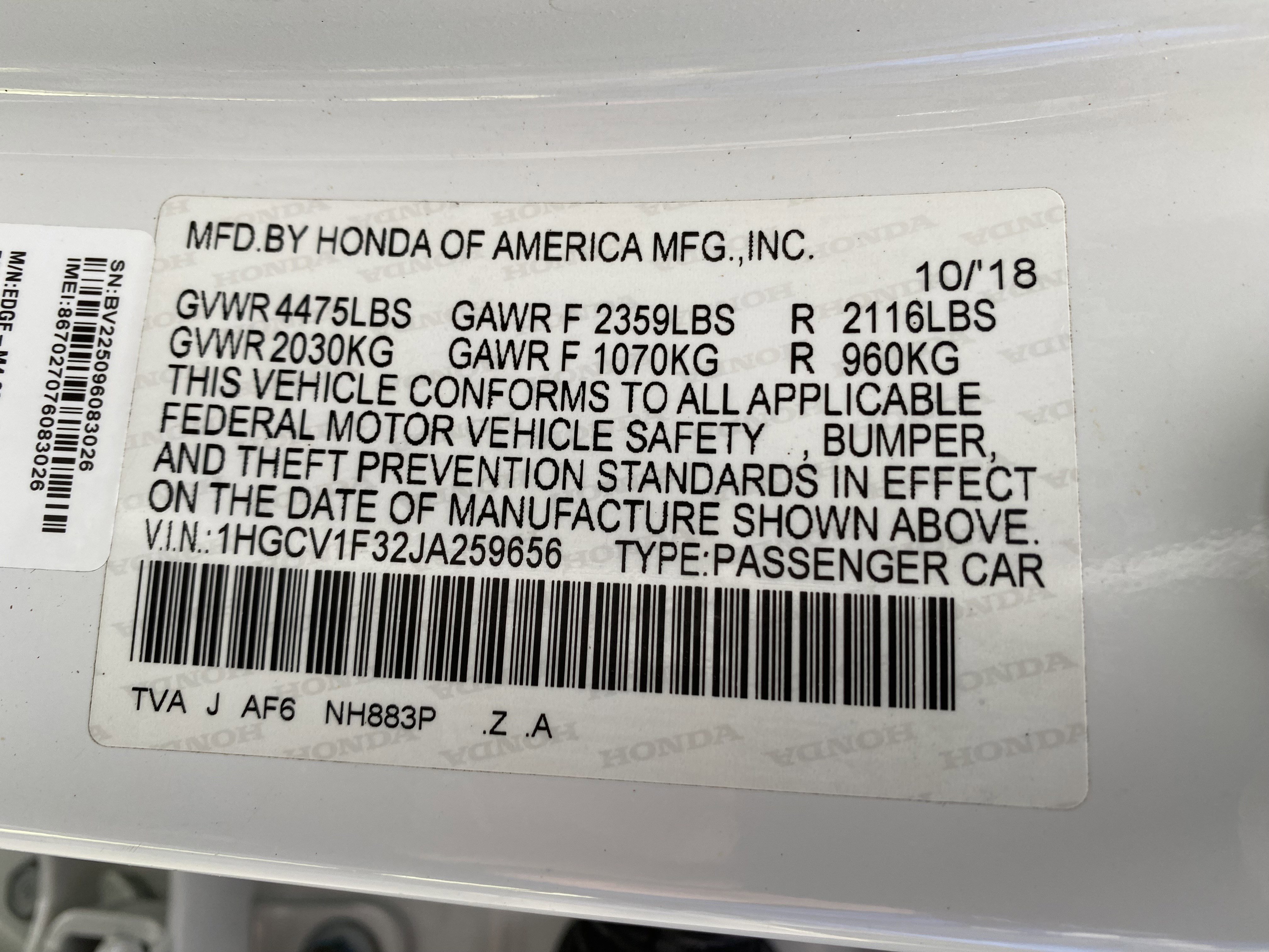 Used 2018 Honda Accord Sport image 37