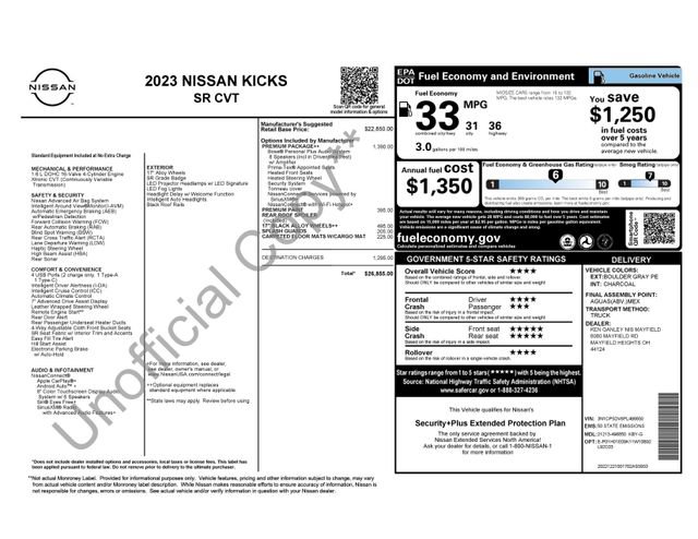 Used 2023 Nissan Kicks SR w/ SR Premium Package image 31