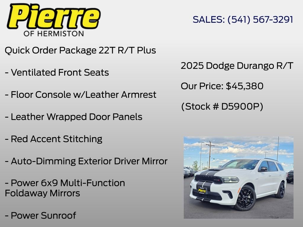 Used 2025 Dodge Durango R/T AWD/4WD image 6
