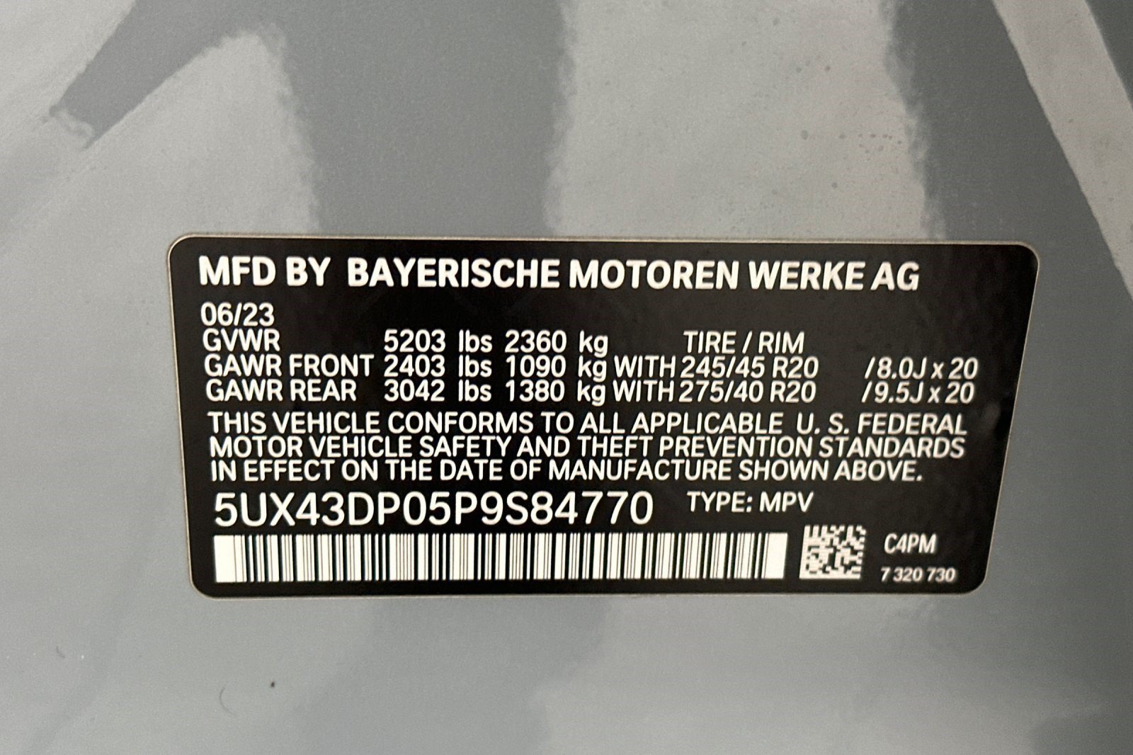 Certified 2023 BMW X3 sDrive30i w/ M Sport Package RWD image 29
