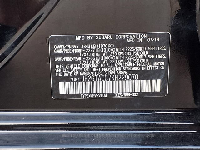 Used 2019 Subaru Crosstrek 2.0i Premium AWD/4WD image 10