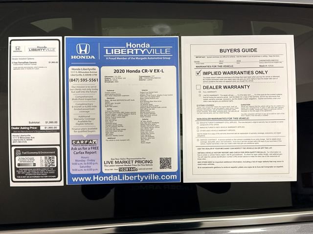 Used 2020 Honda CR-V EX-L image 59