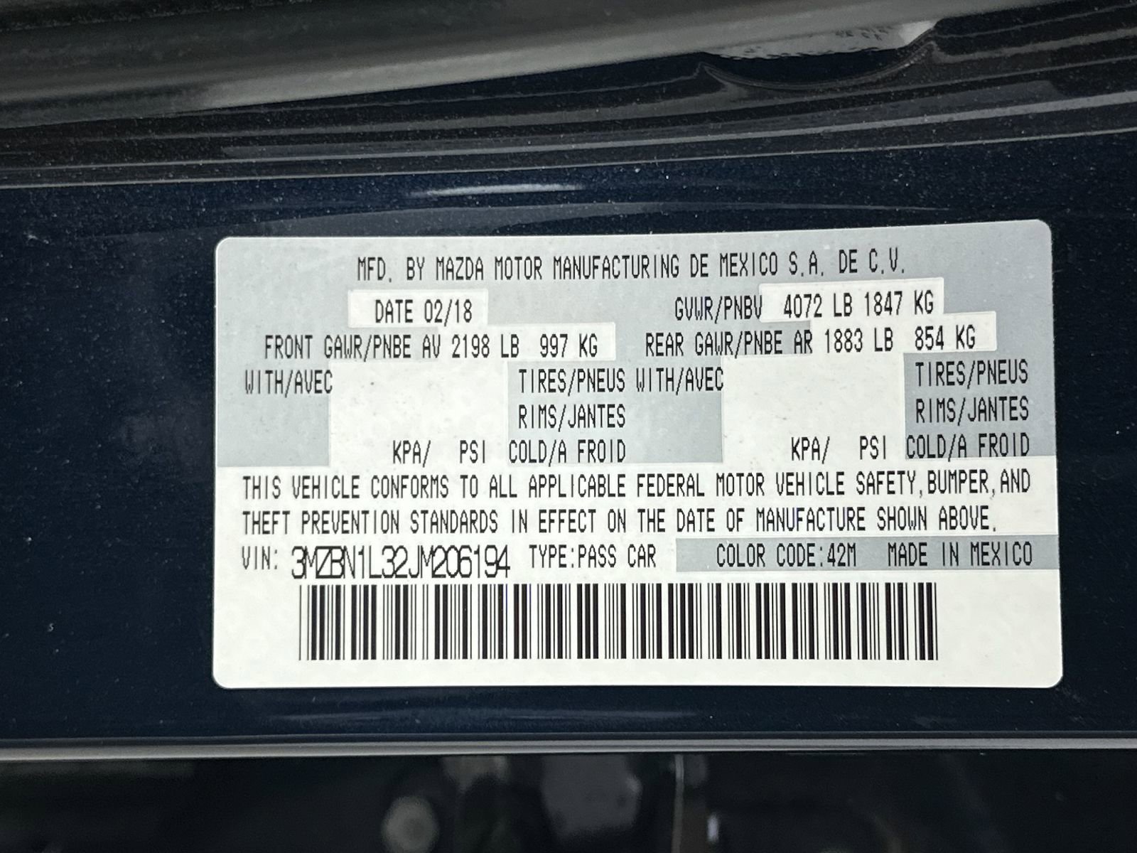 Used 2018 MAZDA MAZDA3 Touring FWD image 35
