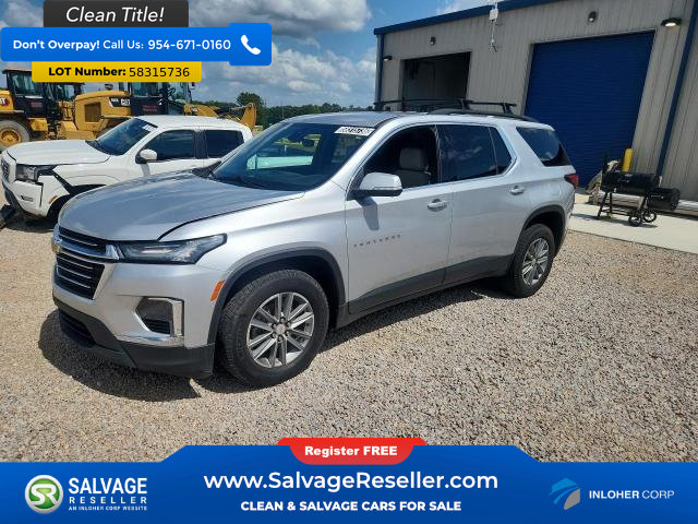 Used 2022 Chevrolet Traverse LT AWD/4WD image 1