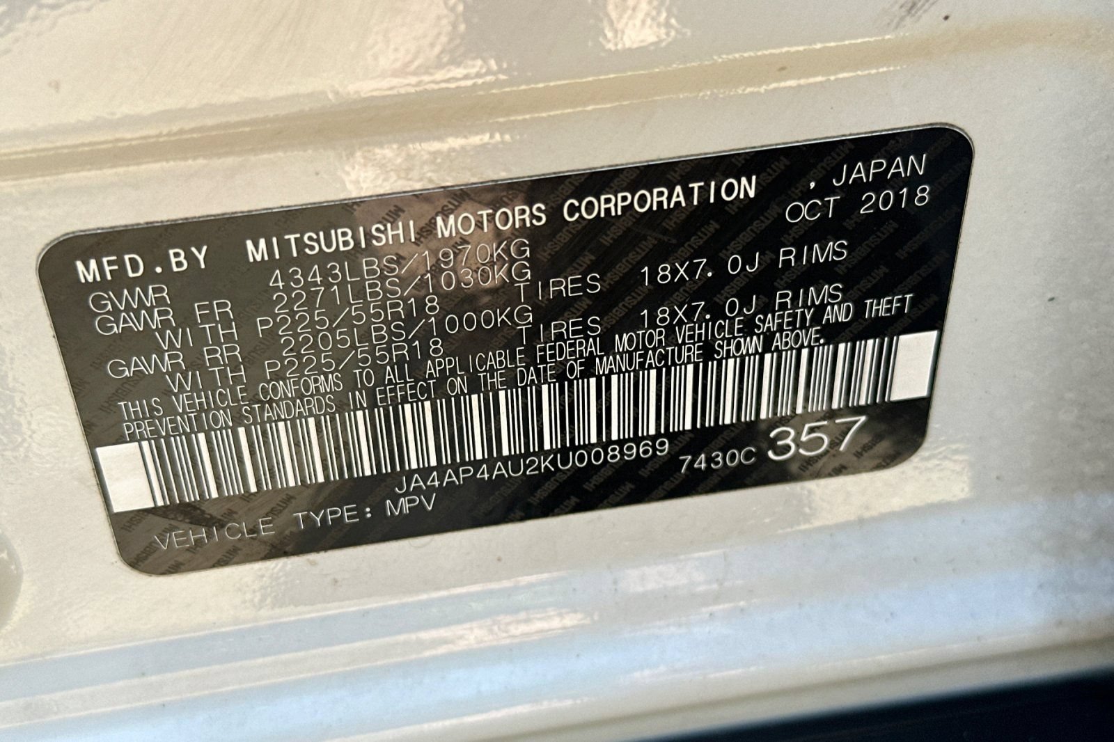 Used 2019 Mitsubishi Outlander Sport SE FWD image 27