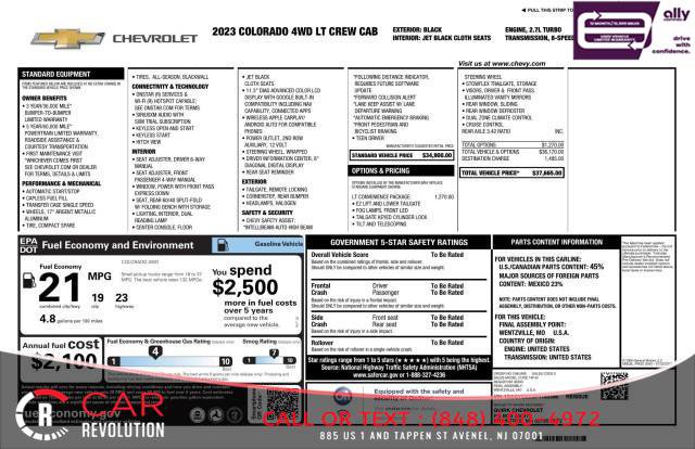 Used 2023 Chevrolet Colorado LT w/ LT Convenience Package AWD/4WD image 8