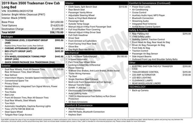 Used 2019 RAM 3500 Tradesman image 36