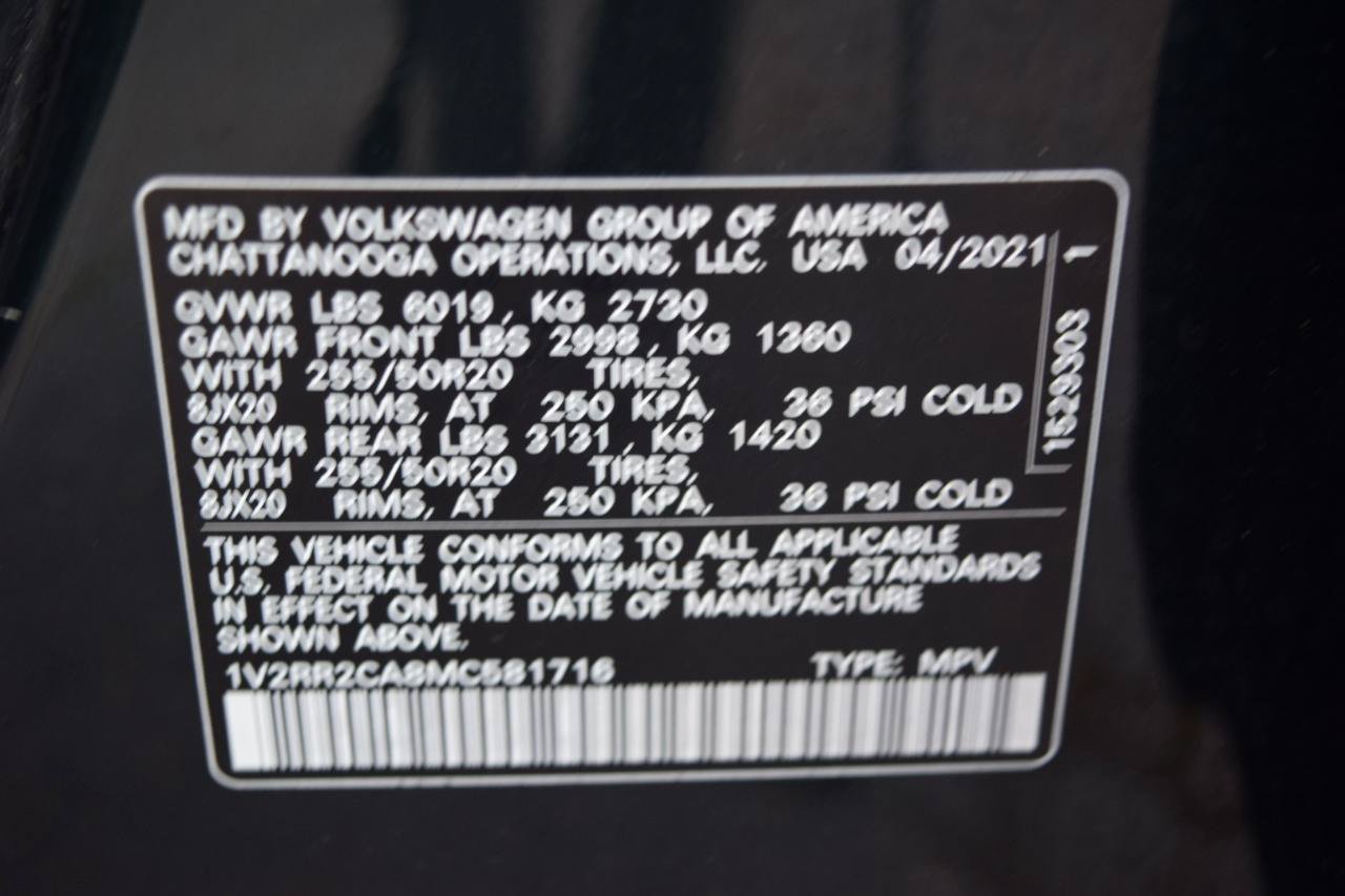 Used 2021 Volkswagen Atlas SE w/ Panoramic Sunroof Package AWD/4WD image 15