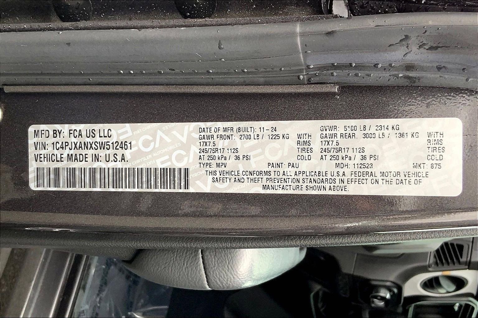 Certified 2025 Jeep Wrangler Sport image 27