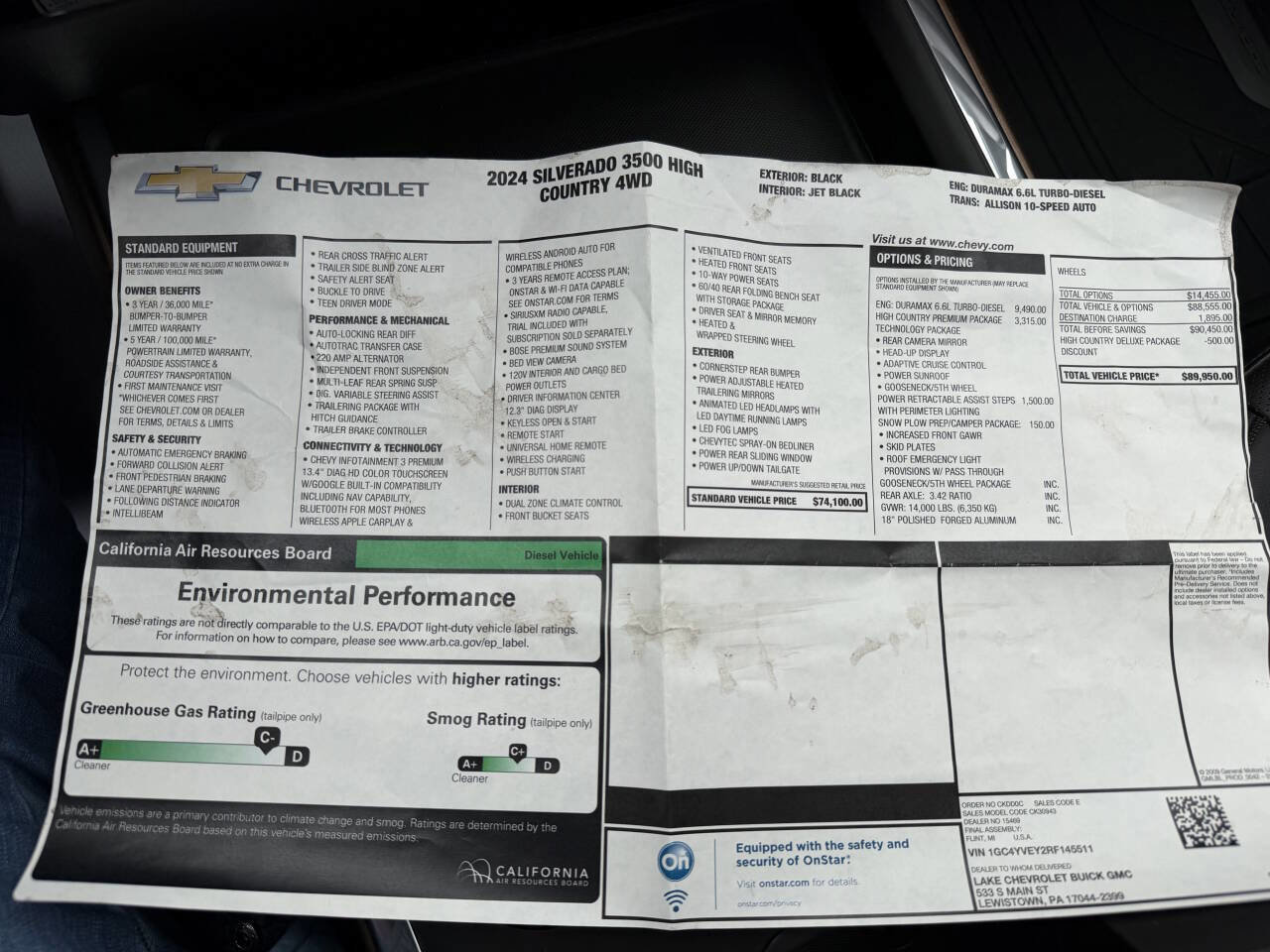 Used 2024 Chevrolet Silverado 3500 High Country w/ High Country Premium Package image 32