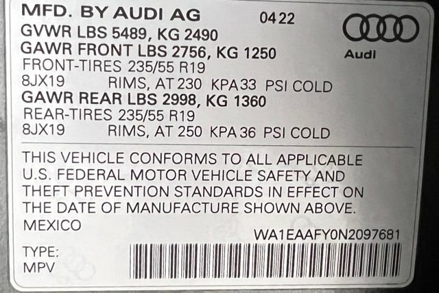 Used 2022 Audi Q5 2.0T Premium Plus image 56