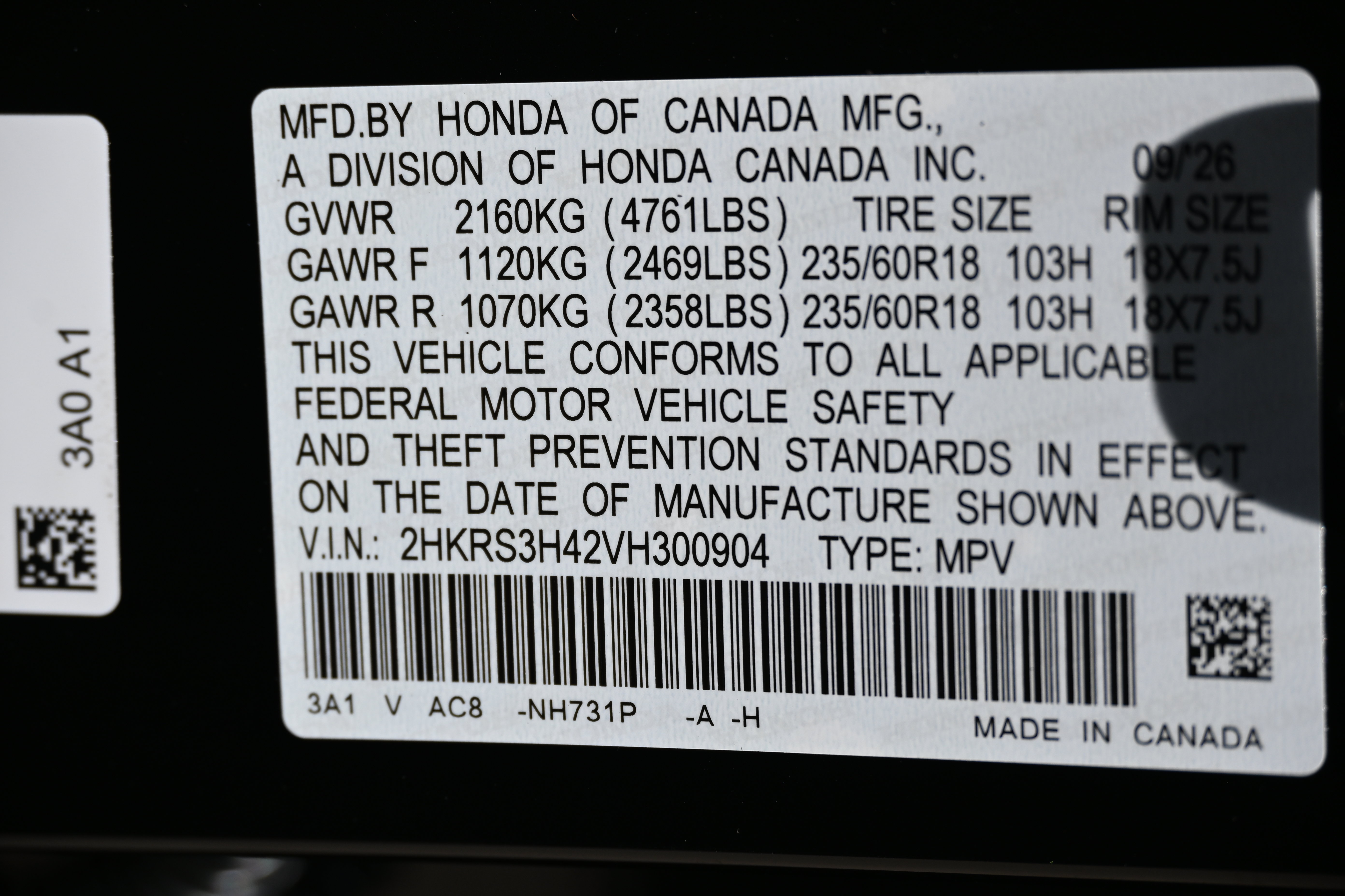 New 2027 Honda CR-V EX image 17