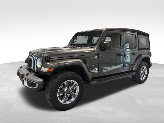 Used 2021 Jeep Wrangler Unlimited Sahara w/ Uconnect 4C Nav & Sound Group video 3