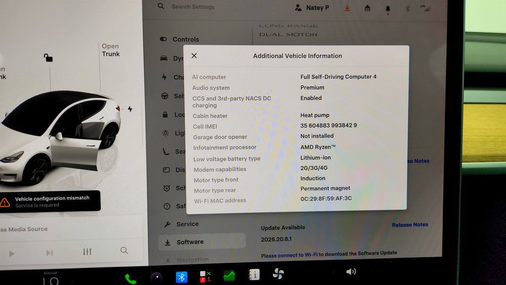 Used 2025 Tesla Model Y Long Range AWD/4WD image 15