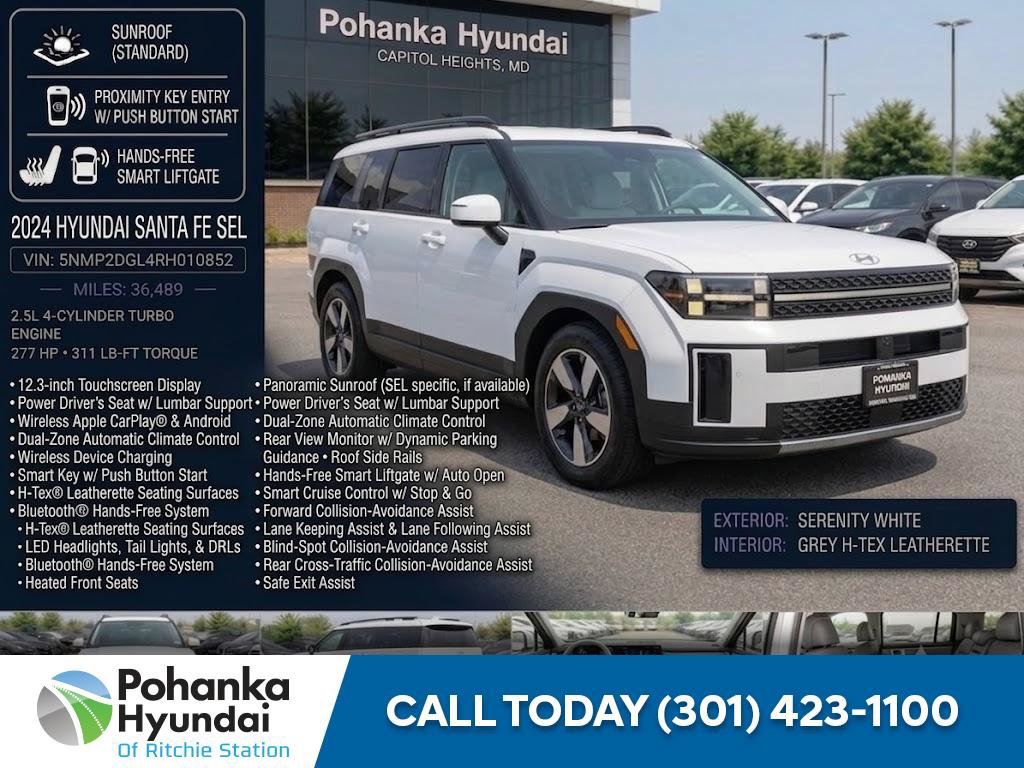 Certified 2024 Hyundai Santa Fe SEL