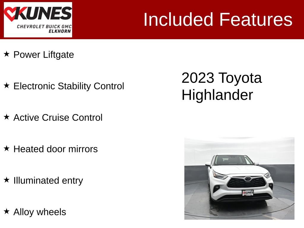 Used 2023 Toyota Highlander LE image 3