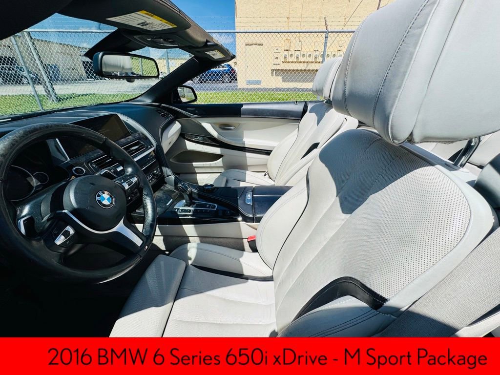 Used 2016 BMW 650i xDrive Convertible AWD/4WD image 8